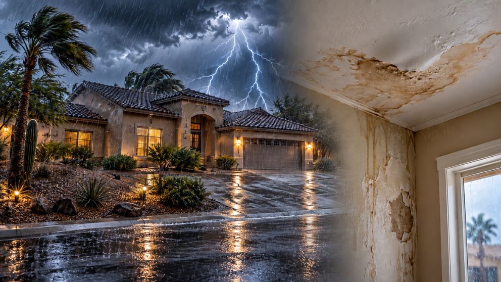How Arizona Monsoon Storms Can Damage Your Drywall